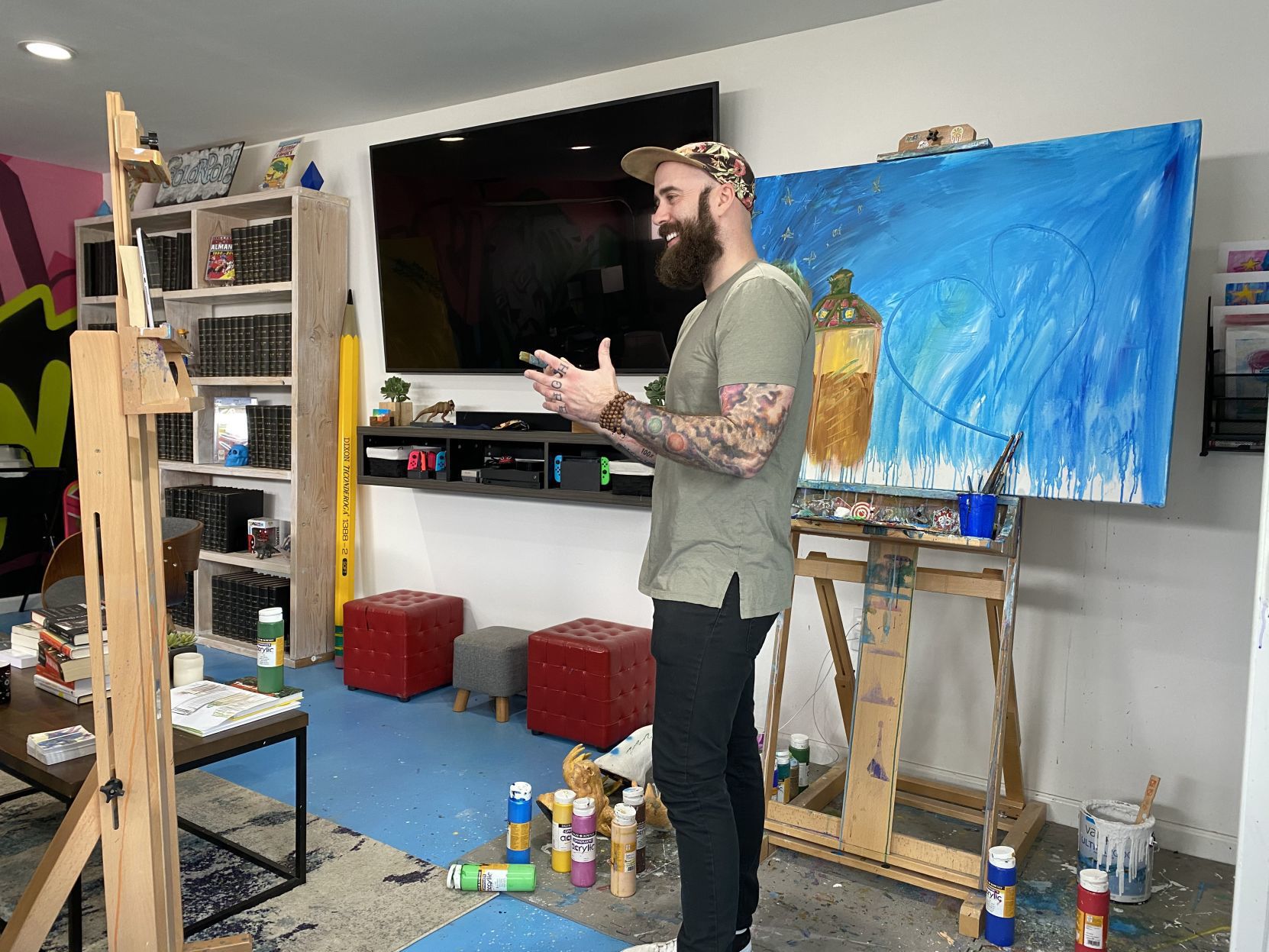 Look for the helpers: Artist Scott Taylor